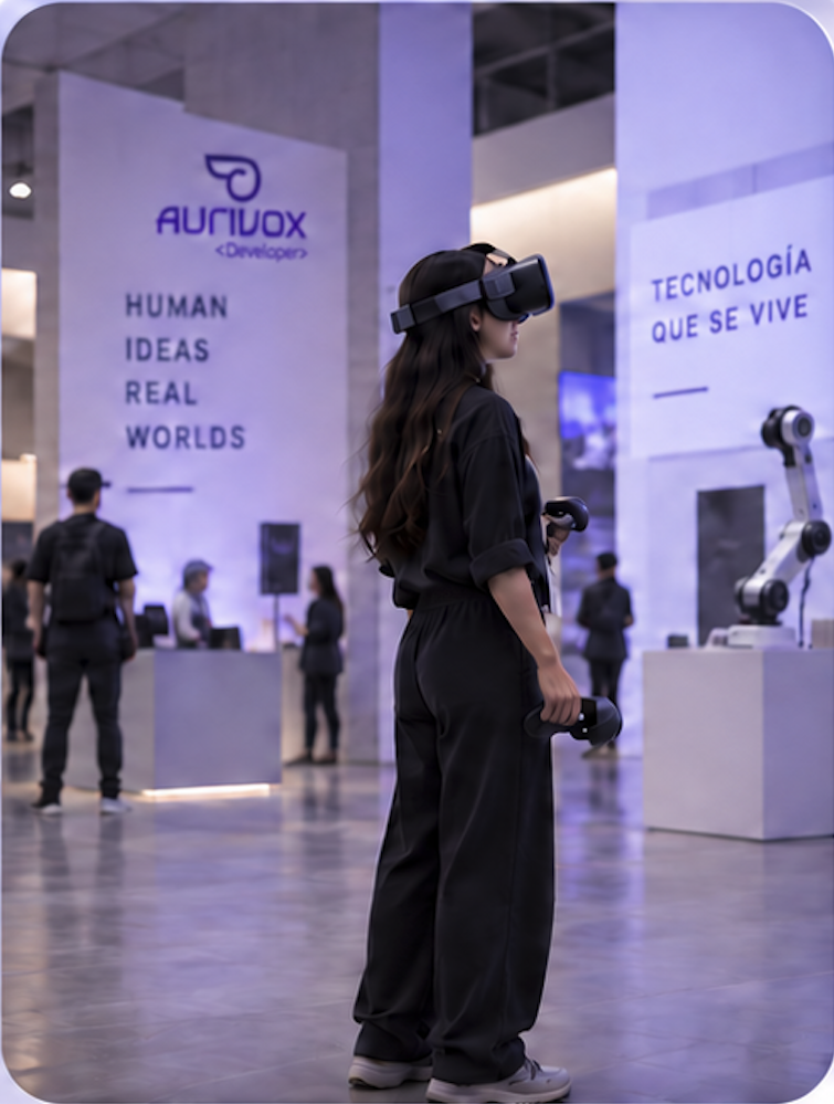 Experiencia inmersiva de Aurivox